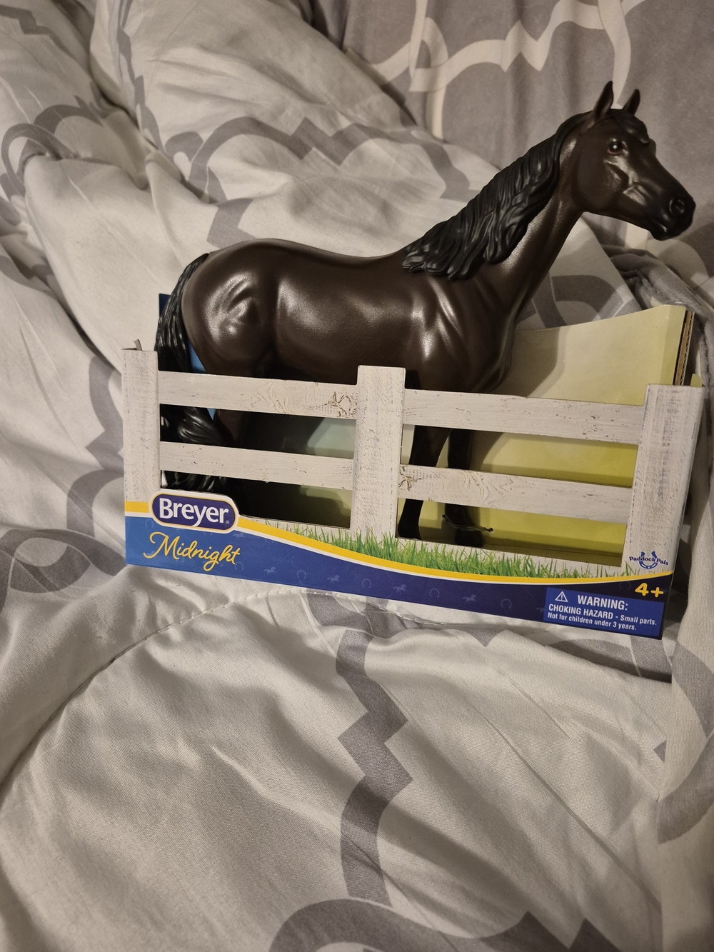 NEW Breyer Midnight Dark Brown Horse Figurine with Black Mane